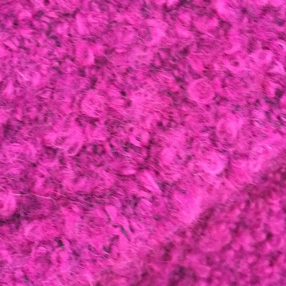 Cerise poodle jacket, L - Picture 3 of 5